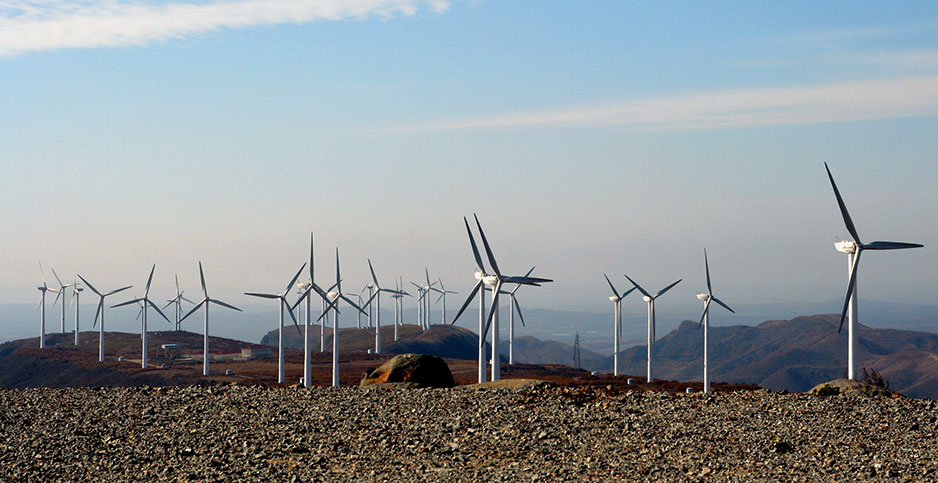Wind farm. Photo credit: Land Rover Our Planet/Flickr